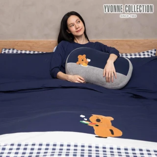 【YVONNE 以旺傢飾】100%美國棉 早餐四季被-星海藍(4x5呎 純棉 棉被 水洗 DINOTAENG)