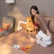 【YVONNE 以旺傢飾】100%美國棉 吹眠曲被套+枕套組-可可棕(雙人 純棉 DINOTAENG)