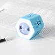【Mooas】韓國六角轉轉專注定時器2件組(番茄鐘、時鐘、商務、運動健身、自律養成、日常烹飪)