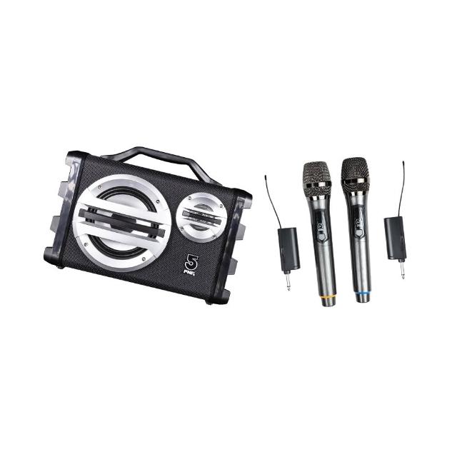 【ifive】歌唱班隨身卡拉OK音響SK055-無線組合(歡唱 卡拉OK K歌 藍芽喇叭 音響 聚會 送禮 家庭娛樂)