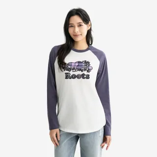 【Roots】Roots女裝- COOPER PLAID 長袖上衣(深紫色)