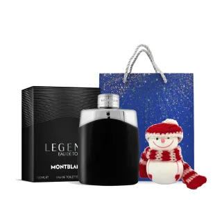 【MONTBLANC 萬寶龍】傳奇經典男性淡香水100ml(聖誕香氛擴香石附禮袋-聖誕交換禮物)