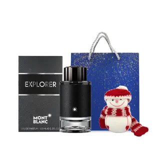 【MONTBLANC 萬寶龍】探尋旅者淡香精100ml(聖誕香氛擴香石附禮袋-聖誕交換禮物)