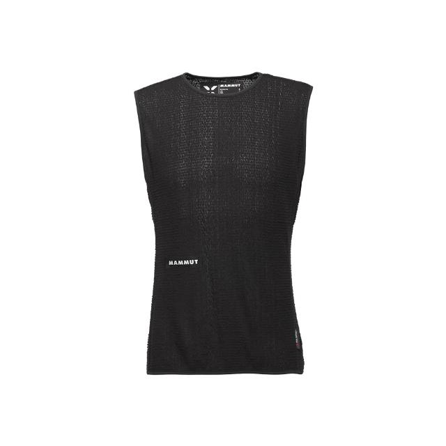 【Mammut 長毛象】Eiger Nordwand FL Air Mesh Vest Men 極限艾格保暖透氣網眼背心 黑色 男款 #1017-06870