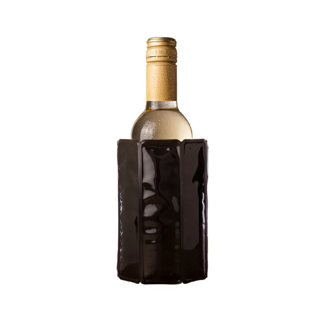 【VACU VIN】荷蘭 迷你軟性保冷冰桶 黑300ml / 冰酒桶 冰鎮桶 保冰桶