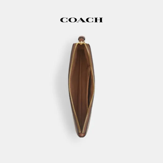 【COACH】蔻馳官方直營 經典SIGNATURE大號拉鍊手腕包 手拿包-多色任選(CZ277/CS438/CV395)