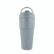 【WOKY 沃廚】買1送1_二代渾圓杯 鈦陶瓷款770ml-附彈跳&矽膠粗吸管(隨行杯/吸管杯/保溫杯瓶/保冰杯瓶/水壺)