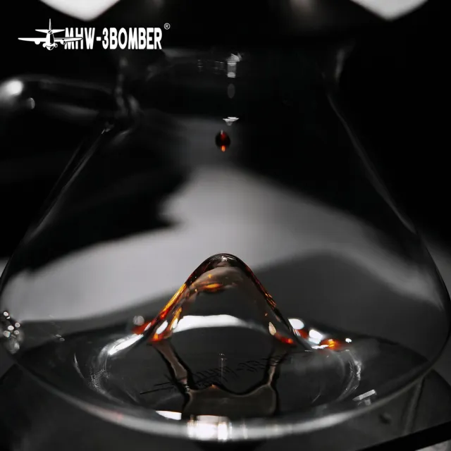 【MHW-3BOMBER】山丘分享壺-360ml-透明(耐熱玻璃壺 下壺 刻度分享壺 手沖咖啡器具 360/600ml可選)