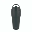 【WOKY 沃廚】2+1超值組_二代渾圓杯 鈦陶瓷款770ml-附彈跳&矽膠粗吸管(隨行杯/吸管杯/保溫杯/保溫瓶)