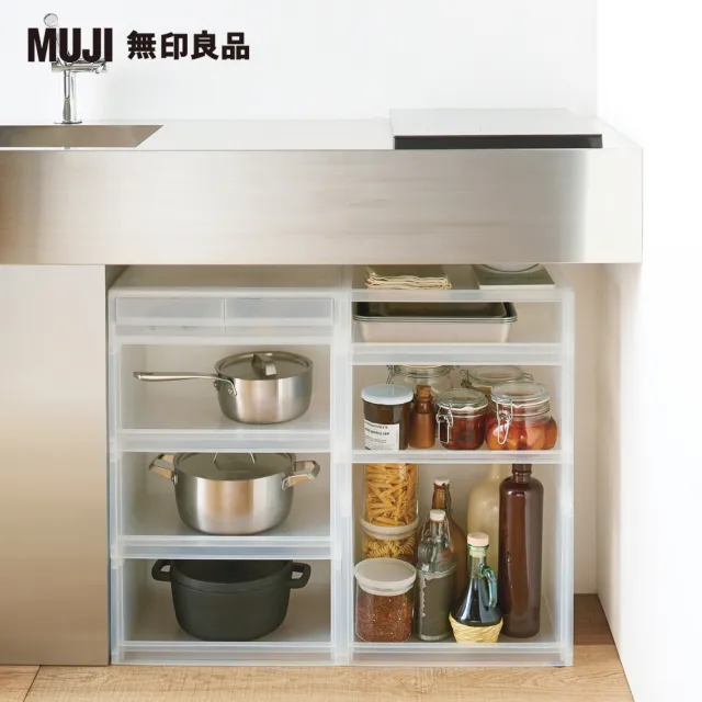 【MUJI 無印良品】PP收納架/深大型