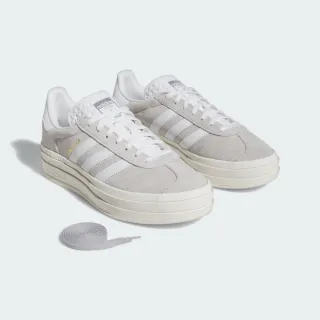 【adidas 愛迪達】GAZELLE BOLD 休閒鞋 運動休閒鞋 德訓鞋 滑板 復古 厚底鞋 女鞋 - Originals HQ6893