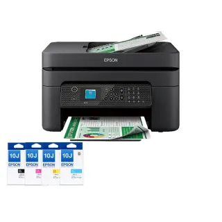 【EPSON】官方直營 搭1組T10J原廠1黑3彩墨水★WF-2930 四合一Wi-Fi傳真複合機