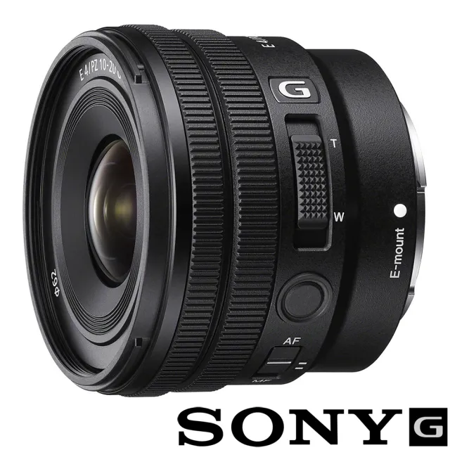 【SONY 索尼】E PZ 10-20 mm F4 G SELP1020G (公司貨) 超廣角變焦鏡頭 電動變焦鏡頭 APS-C 無反微單眼鏡頭