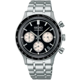 【SEIKO 精工】CS 運動風格三眼計時手錶-38.7mm(8T63-03P0D/SSB479P1)