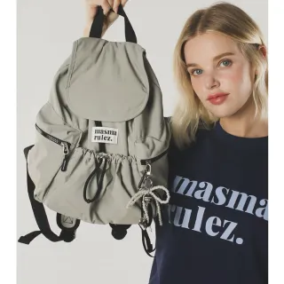 【Masmarulez】迷你尼龍翻蓋束口後背包(韓國小巧百搭 女生潮流時尚  雙12)