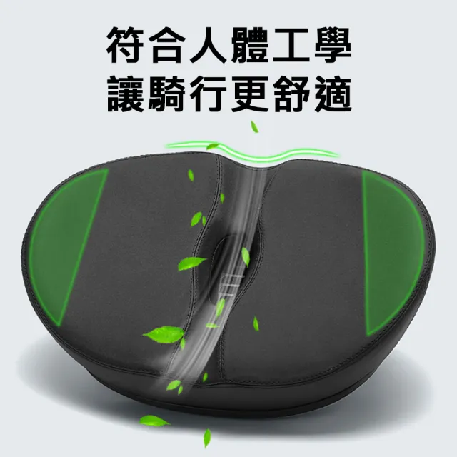 【X-BIKE】健身車/飛輪 巨無霸貝果坐墊 舒適騎少痠痛 高彈減震 自行車可用(BAGEL MAX Y2)