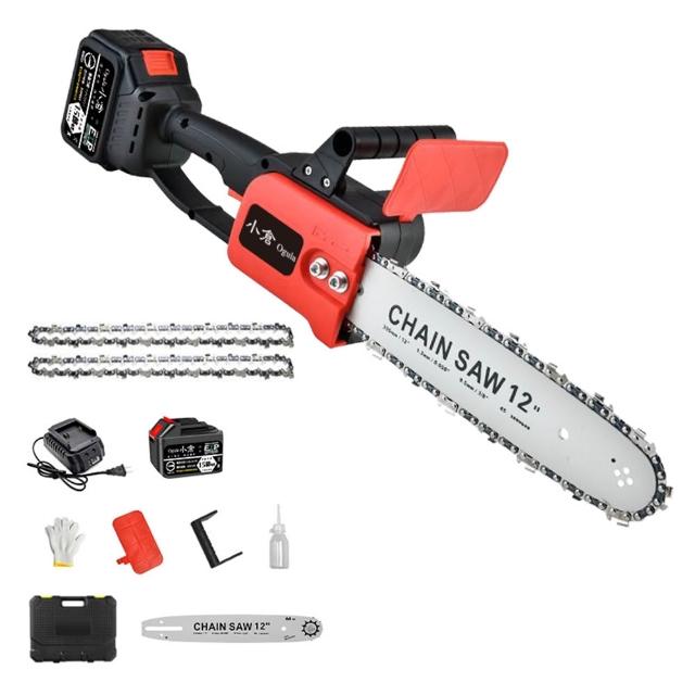 【Ogula 小倉】12寸電鏈鋸 伐木鋸 電動鋸子 BSMI電池R3E558（十五節一電）(無刷電機/無級變速/輕量化設計)