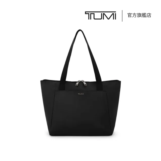 【TUMI】Voyageur Just In Case☆ 小型托特包 - 黑色/烟槍色(TUMI 官方旗艦店)