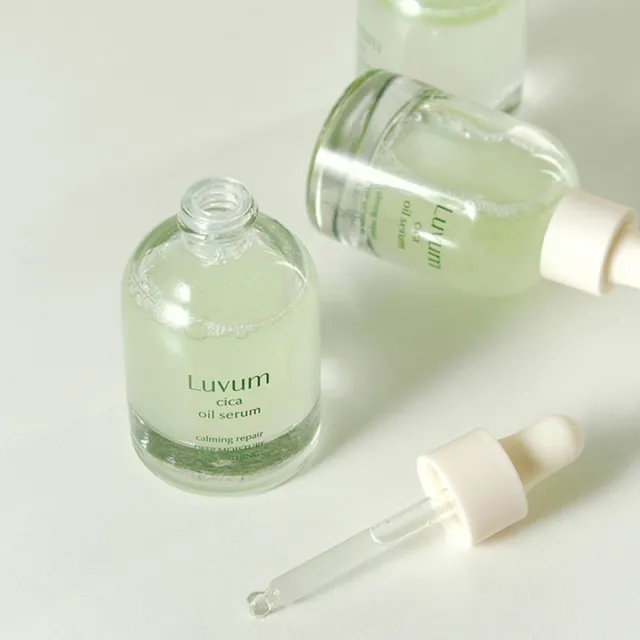 【Luvum】韓國 積雪草高效修護精華油 30ml 鎮靜 修護 保濕 精華油 敏感肌適用 官方直營(精華液)