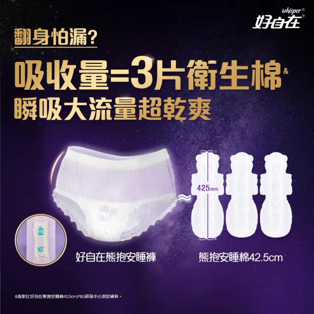 【好自在】嘗鮮體驗組-Air-Dry雲枕瞬吸/草本健康+熊抱安睡褲