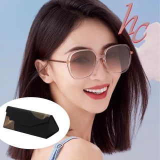 【COACH】吳謹言廣告款 亞洲版 時尚太陽眼鏡 典雅簡約設計 HC8403D 570513 透粉晶框抗UV漸層鏡片 公司貨