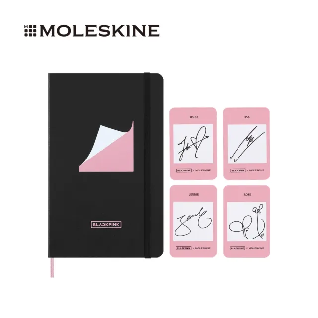 【MOLESKINE】x BLACKPINK L型橫線筆記本(附成員簽名卡)