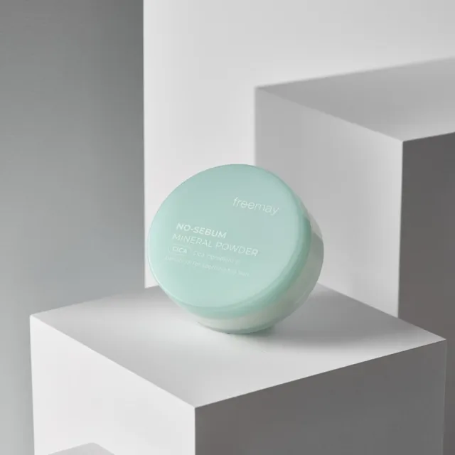 【Freemay】韓國 礦物控油蜜粉5g 積雪草 控油 無皮脂 無香料 官方直營