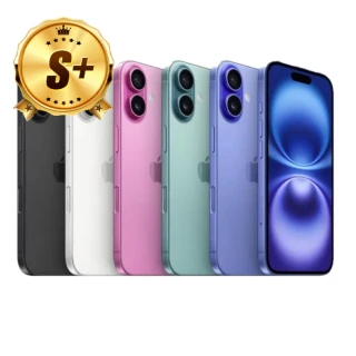 【Apple】S+級福利品 iPhone 16 Plus 6.7吋 256GB(電池100% 外觀近全新 非原廠外盒)