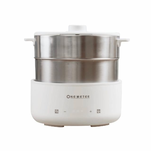 【one-meter】★登錄保固送咖啡★美型不鏽鋼蜂巢快煮鍋(OPK-25043FD)