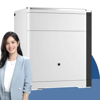 【發億金庫】床頭櫃智慧型保險箱 Lt-5F（白/黑 雙色可選）(指紋 密碼 緊急開啟鑰匙 保險櫃)