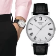 【TISSOT 天梭】Everytime 羅馬經典大三針手錶-40mm 禮物 送禮 推薦(T1434101603300)