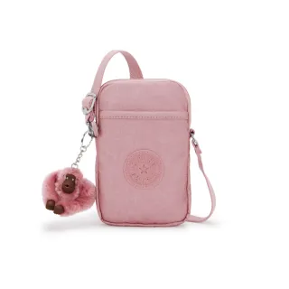 【KIPLING官方旗艦館】（網路獨家款）霧粉色可愛長方形小包-TALLY