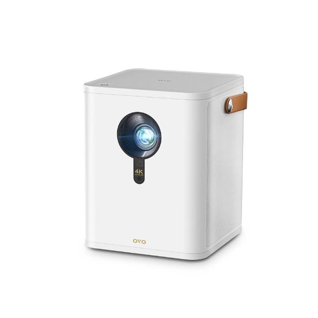 【OVO】4K無框電視 UHD智慧投影機(K9 極光白 2600高流明/可K歌/極速對焦)