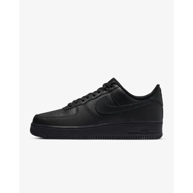 【NIKE 耐吉】休閒鞋 運動鞋 AIR FORCE 1 07 男鞋 黑(CW2288001)