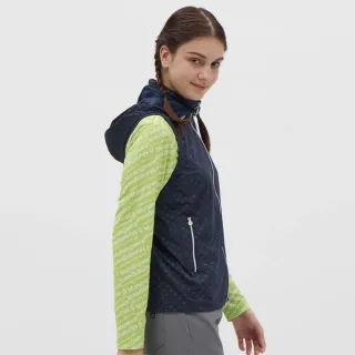 【Munsingwear】企鵝牌 女款藏青色防風防潑水標準版型背心 MLWJ6521