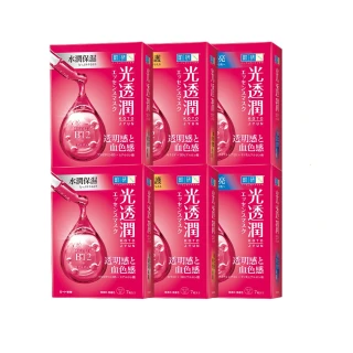 【肌研】官方直營 光透潤血色感面膜 6盒組(共42片 深度補水潤澤)