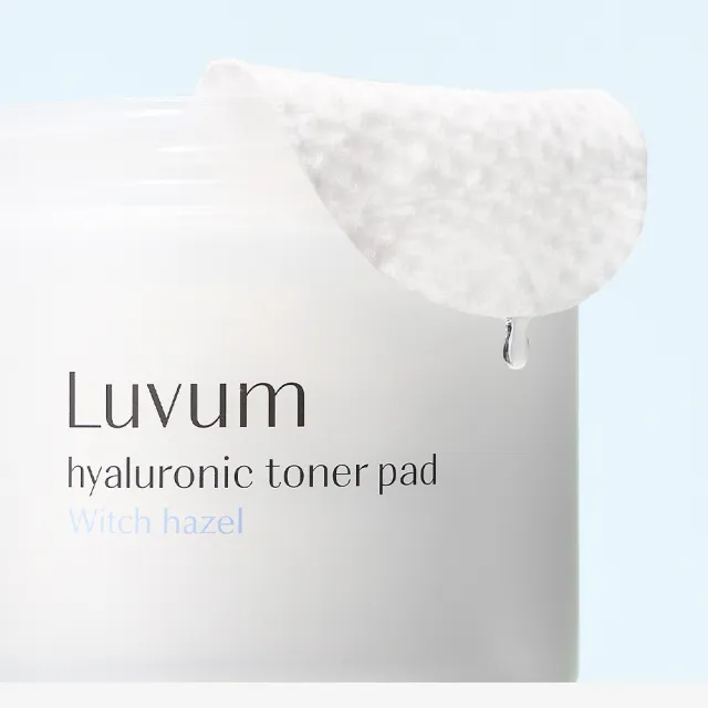 【Luvum】韓國 金縷梅透明質酸爽膚棉片60片二入組控油 收斂 保濕 棉片 官方直營(棉片)