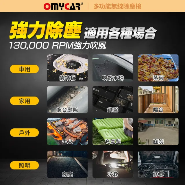 多功能無線除塵槍 國家認證 一年保固-快(充氣洗車 暴力渦輪 手持強力風槍 暴力吹風)