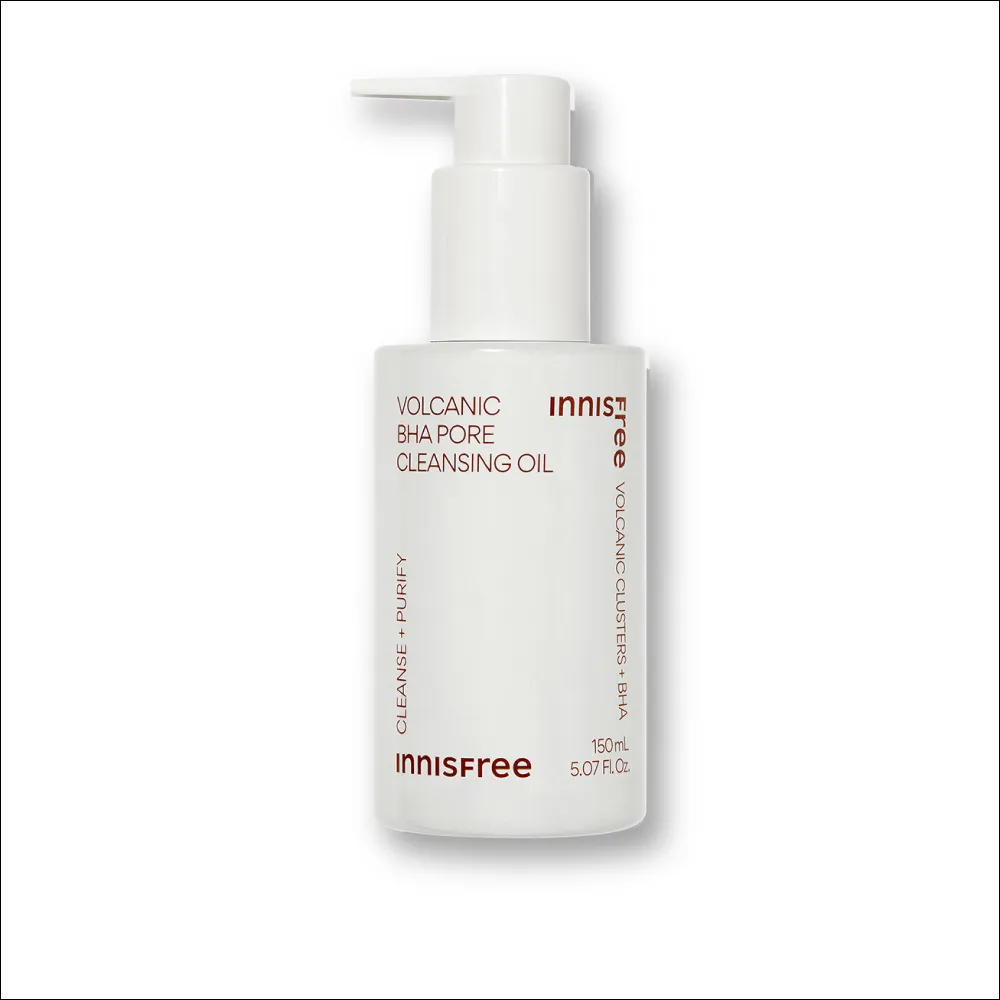 【INNISFREE】官方直營 火山泥毛孔潔淨卸妝油 150ml(BHA水楊酸)