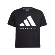 【adidas 愛迪達】兒童套裝 吸濕排汗短袖+透氣五分褲(短T 短褲 運動 休閒 大童 男童 女童 彈性 快乾)