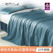 【MIT iLook】買1送1 高質感雙色石墨烯x天柔絲鋪棉四季涼被/薄被/空調被/涼夏被(5x6.5尺-多色任選)