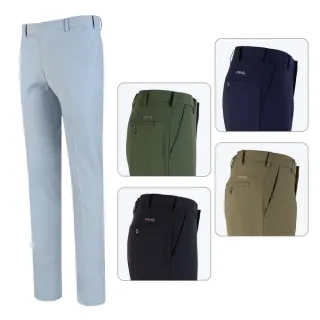 【PING】男款經典素色吸濕排汗高爾夫長褲-共5色(GOLF/高爾夫球褲/PE25230)