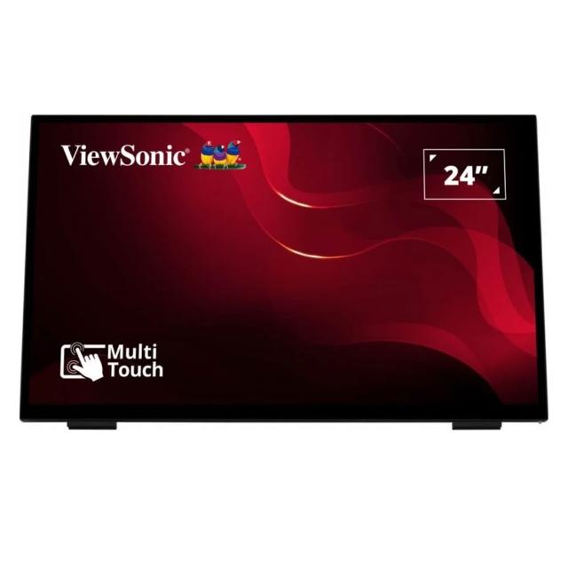 ViewSonic優派 TD2465 ViewSonic 優派 TD2465 23.8吋觸控螢幕,採用 VA 面板提供 1920x1080 Full HD 解析度與 3000:1 高對比,適合辦公追劇與學生使用。支援 HDMI、VGA、DisplayPort 與 USB3.2 介面,內建喇叭、廣視角 178° 與窄邊框設計,7ms 反應時間與 60Hz 更新率,VESA 壁掛相容,三年保固,輕鬆觸控操作提升效率。