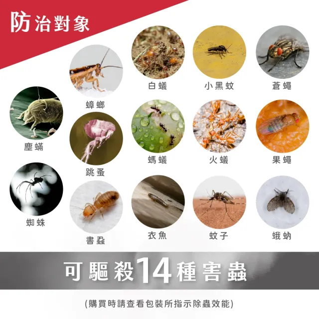 【必安住】水蒸式滅蟑劑20g-超值三入組(適用6-8坪 強效驅殺14種害蟲)