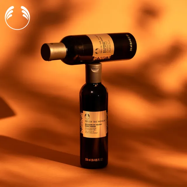 【THE BODY SHOP 美體小舖】保加利亞SPA牡丹靜心沐浴膠-250ML(沐浴乳/香氛沐浴)