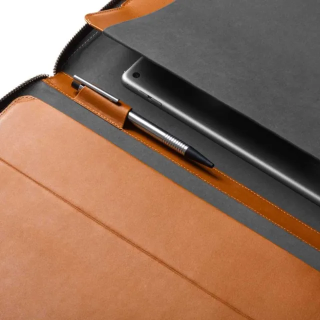 【Bellroy】官方直營 Work Folio A4 真皮商務皮件夾(焦糖棕)