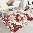 【巴芙洛】買一送一侘寂風格水晶絨地毯2入(140*200cm/160cm圓款/地墊/踏墊/地毯)