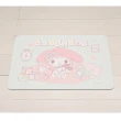 【巴芙洛】2入 組日本三麗鷗皮革軟硅藻土吸水地墊40*60再送2杯墊(美樂蒂/布丁狗/hello kitty正版授權)