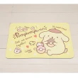 【巴芙洛】2入 組日本三麗鷗皮革軟硅藻土吸水地墊40*60再送2杯墊(美樂蒂/布丁狗/hello kitty正版授權)