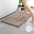 【ANTIAN】4入組_雪尼爾加厚防滑吸水地墊 家用浴室門地毯 廁所腳墊 衛生間腳踏墊